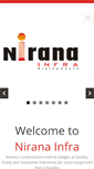 Mobile Screenshot of niranainfra.com